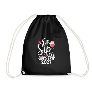 Oh Sip It’s A Girls Trip 2027 - Sac de sport léger - noir - Devant