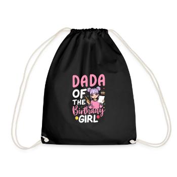 Dada De La Fille D’anniversaire - Sac de sport léger - noir - Devant