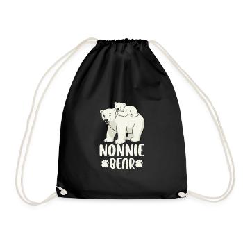 Nonnie Ours - Sac de sport léger - noir - Devant