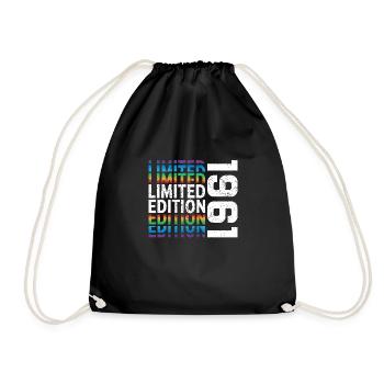 Edition limitée 1961 - Sac de sport léger - noir - Devant