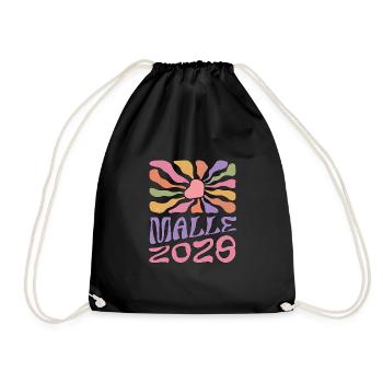 Malle 2028 - Turnbeutel - Schwarz - Vorne