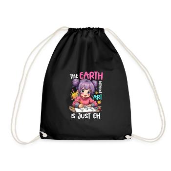 La terre sans art n’est que eh - Sac de sport léger - noir - Devant