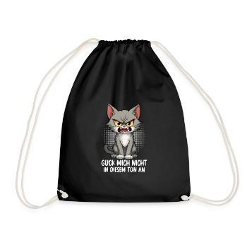 Ne me regarde pas sur ce ton - Sac de sport léger - noir - Devant