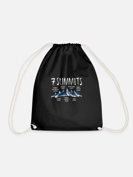 7 Summits Kosciuszko - Turnbeutel - Schwarz