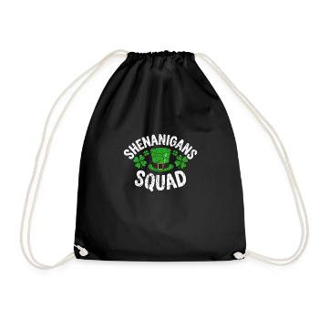 Shenanigans Squad - Drawstring Bag - black - Front
