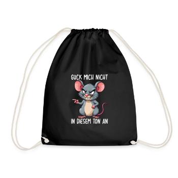 Ne me regardez pas dans ce ton Rats - Sac de sport léger - noir - Devant