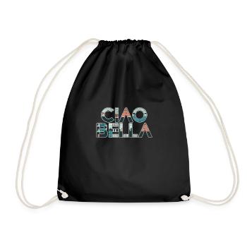 Ciao Bella - Turnbeutel - Schwarz - Vorne