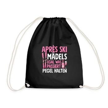 Les filles d’après-ski peu importe ce qui se passe Maintenir les niveaux - Sac de sport léger - noir - Devant