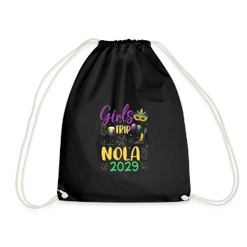 Girls Trip NOLA 2029 - Drawstring Bag - black - Front