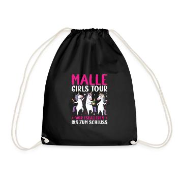 Malle Girls Tour Nous intensifions jusqu’à la fin - Sac de sport léger - noir - Devant
