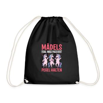 Les filles, peu importe ce qui se passe Maintenir les niveaux - Sac de sport léger - noir - Devant