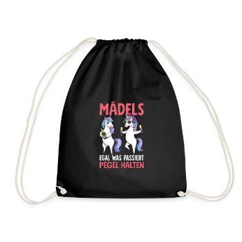 Les filles, peu importe ce qui se passe Maintenir les niveaux - Sac de sport léger - noir - Devant
