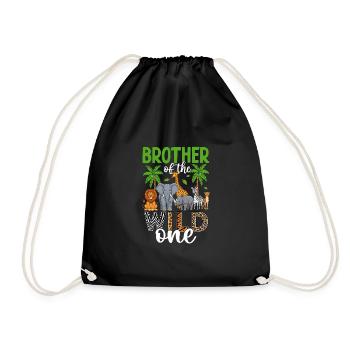 Frère du Sauvage - Sac de sport léger - noir - Devant
