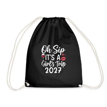 Oh Sip It’s A Girls Trip 2027 - Sac de sport léger - noir - Devant