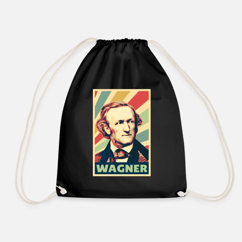 Wagner Vintage Farben - Turnbeutel - Schwarz