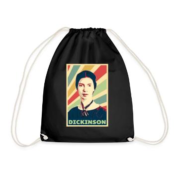 Emily Dickinson Colors Vintage - Sac de sport léger - noir - Devant