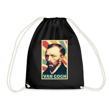 Vincent Van Gogh Colores vintage - Sac de sport léger - noir - Devant