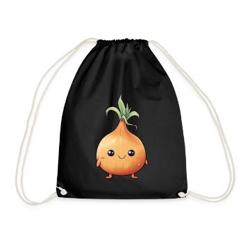 Drôle d’oignon - Sac de sport léger - noir - Devant