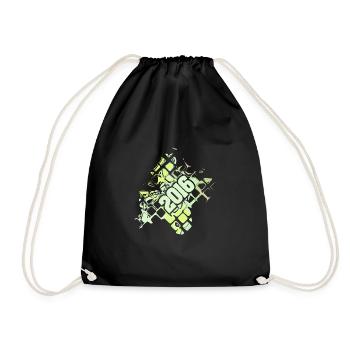 2016 - Drawstring Bag - black - Front