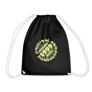 Authentic 1999 - Drawstring Bag - black - Front
