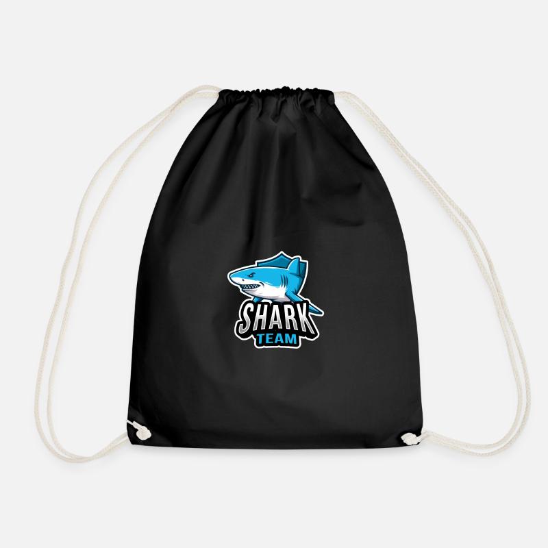 Shark - Turnbeutel - Schwarz