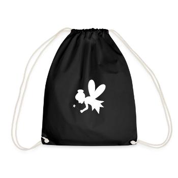 Fairy - Drawstring Bag - black - Front