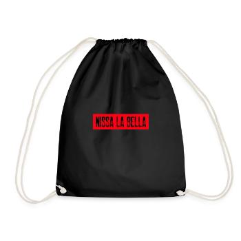 cadeau NISSA LA BELLA supporter ville de nice - Sac de sport léger - noir - Devant