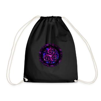 Triskel - Drawstring Bag - black - Front