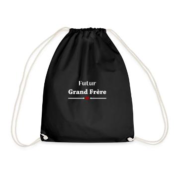 Futur grand frère - Sac de sport léger - noir - Devant