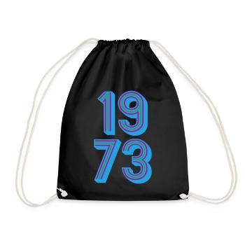 1973 Année de naissance | Couleurs changeantes - Sac de sport léger - noir - Devant