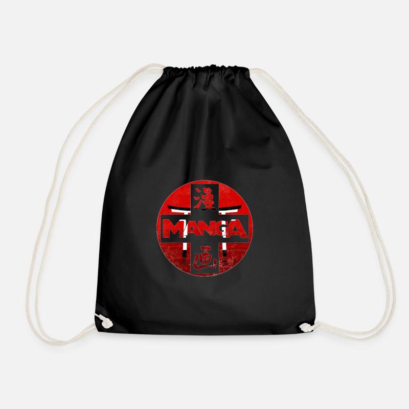 Manga - Sac de sport léger - noir
