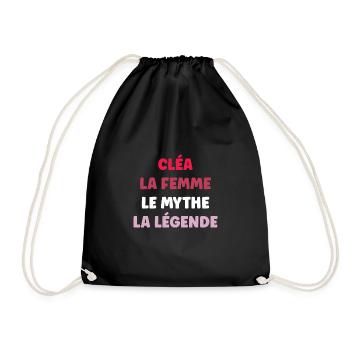 Cléa la femme le mythe la légende - Sac de sport léger - noir - Devant