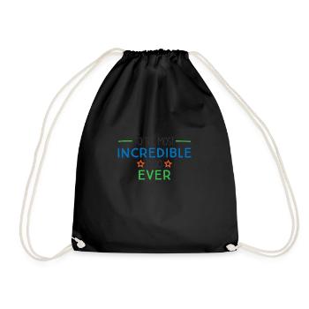 To the most incredible dad ever - Sac de sport léger - noir - Devant