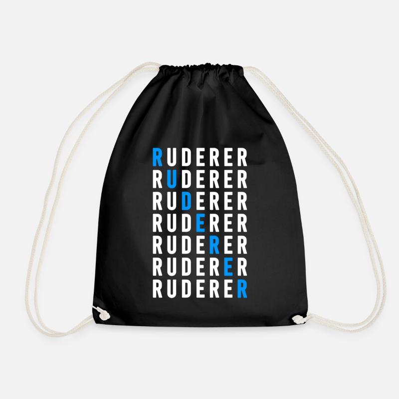 Ruderer - Turnbeutel - Schwarz