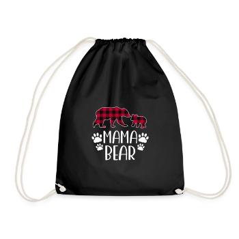 Mama Bear - Turnbeutel - Schwarz - Vorne