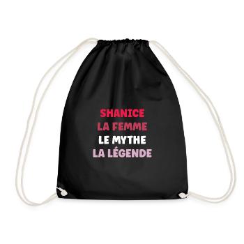 shanice la femme le mythe la légende - Sac de sport léger - noir - Devant