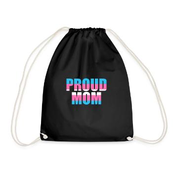 Fière maman Transgenre Cadeau LGBT Transsexuel - Sac de sport léger - noir - Devant