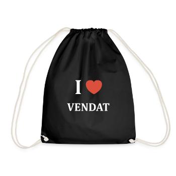 i love Vendat - Sac de sport léger - noir - Devant