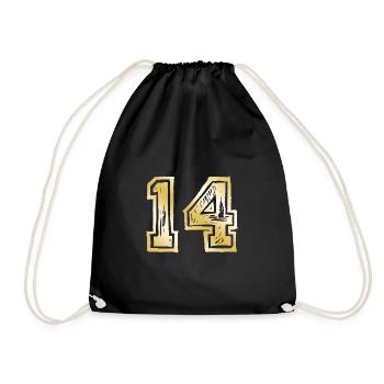 14 Nombre d’or - Sac de sport léger - noir - Devant
