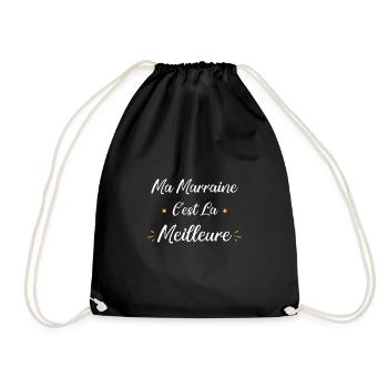 Ma marraine c'est la meilleure - Sac de sport léger - noir - Devant