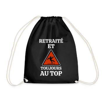 Retraité et toujours au top - Sac de sport léger - noir - Devant