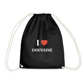 i love Douvaine - Sac de sport léger - noir - Devant