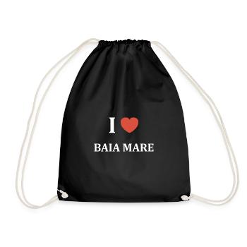 I LOVE Baia Mare - Sac de sport léger - noir - Devant