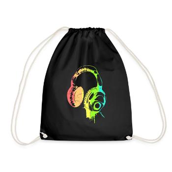 Musique d'amour - Sac de sport léger - noir - Devant