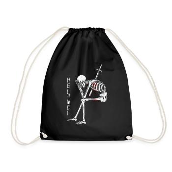 Coeur brisé - Sac de sport léger - noir - Devant