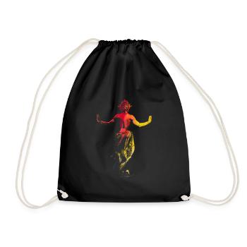 Arab Dancer - Drawstring Bag - black - Front