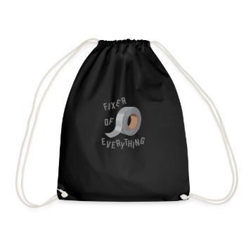 Fixateur de tout - DIYnamesbeautifulsweetanimal - Sac de sport léger - noir - Devant