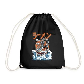 The great Ramen! - Drawstring Bag - black - Front
