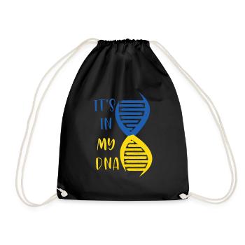 Its In My DNA - Turnbeutel - Schwarz - Vorne