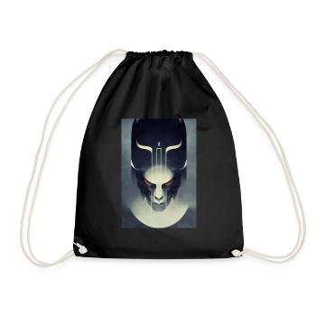 Fantasy Warrior Horror - Drawstring Bag - black - Front
